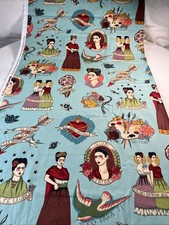 Tela -RARO Alexander Henry Frida Kahlo Todo Para Ti Tatuaje Vendido por 36 x 44" W