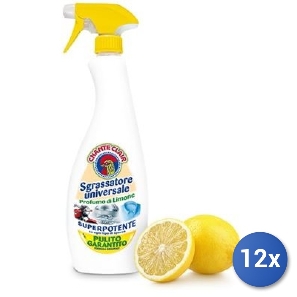 Prezzo Stock 12 Flaconi Chante Clair Sgrassatore Universale Limone