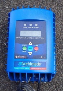 Archimede Three Phase Pump Inverter Blue Connect 3 KW 4 HP Untested