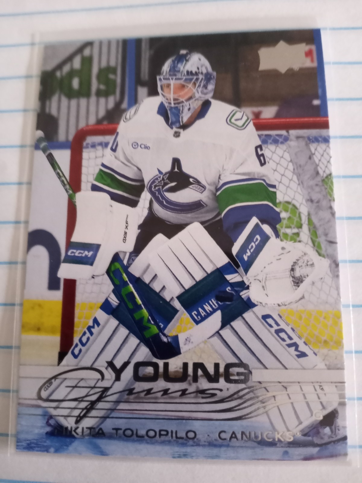 2025-26 Upper Deck Series 1 - Young Guns Nikita Tolopilo #221 (RC)