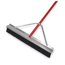 TOUGH GUY 3PCA9 Push Broom,60 in Handle L,28 in Face 3PCA9