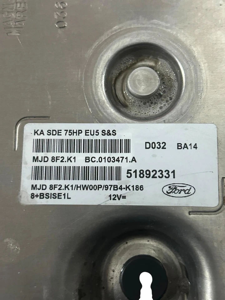 51892331 Centralina motore ford ka 1300 tdci 75 cv 2008/2016 - Immagine 3 di 4