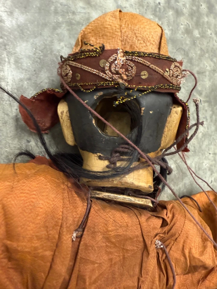 Haunted Active Spirit Antique Burmese Tai Hand-Carved Marionette Puppet - Image 2 of 4