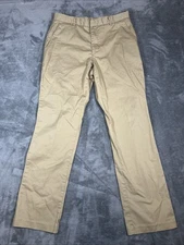 Perry Ellis Cottons 32x32 RN 37763 khaki dress pants hook button