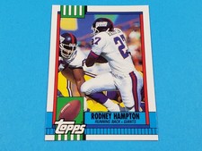 1990 TOPPS TRADED FOOTBALL RODNEY HAMPTON #30T ROOKIE SHARP BEAUTIFUL COMB SHIP
