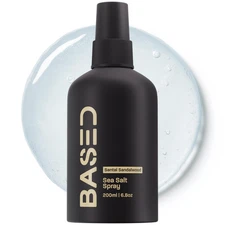 BASED Sea Salt Spray, Natural Finish Sea Salt Spray for Hair, Volumizes & Textur