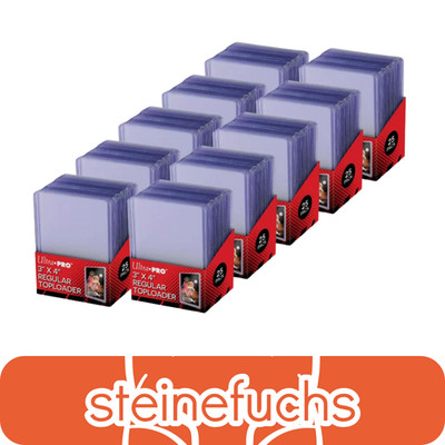 Ultra PRO - 250 Stück (10x 25) Regular Toploader NEU TCG Pokemon Sammelkarten