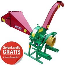 Holzhäcksler für 70mmØ mit Hackschnecke - Sonderversion für Kleintraktoren