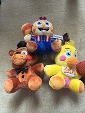 Five Nights at Freddy  s FNAF 2 Plush Jazwares 8" GITD SET OF 3