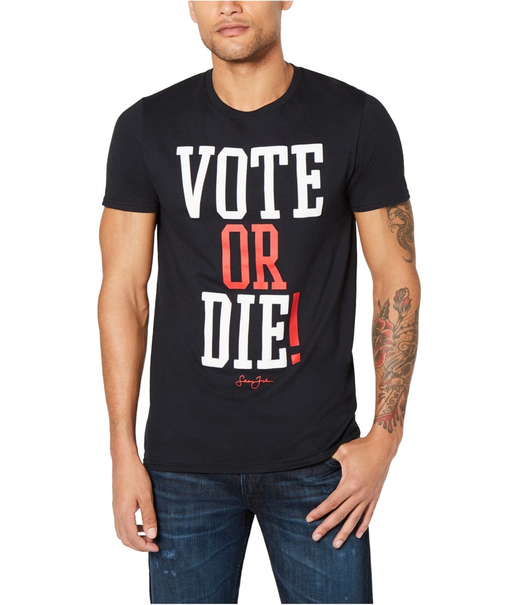 Sean John Mens Vote or Die! Graphic T-Shirt | eBay 