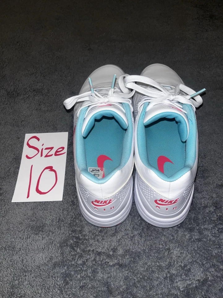 Nike Air Max 1G Golf Shoe White Hot Aurora Punch AQ0863-104 Men’s Size 10 Used - Image 3 of 4