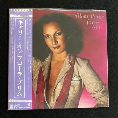 Flora Purim Carry On Japan Press LP P-10669W Warner Jazz Fusion Brazilian...