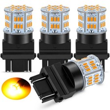 iFunyLED 4PCS 3157 LED Bulb Turn Signal Light 12V-24V Super Bright 3156 3056 ...