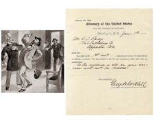 President Garfield Assassination: Signed Prosecution of Charles Guiteau Document