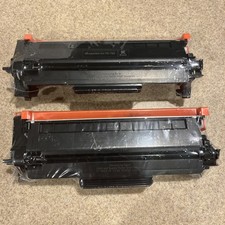 2-Pack TN760 Black Toner Cartridge Replacement for Brother Printers - Open Box