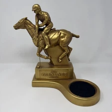 Vintage Glenlivet Scotch Polo Player Bar Display Statue by Carter Jones 1981