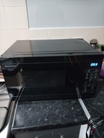 Sharp YC-MS02U-B Digital Microwave Oven 11 Power Levels, 20L, 800W, Black