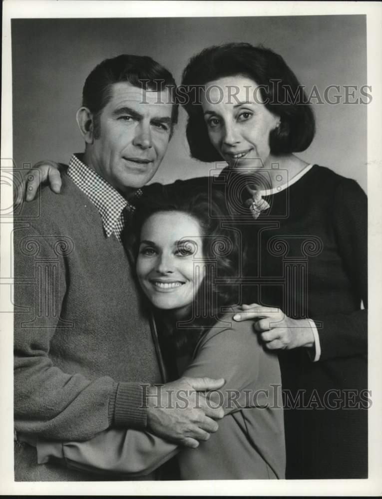 1970 Press Photo Andy Griffith with co-stars of 