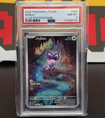 Noibat PSA 8 MT | 169/159 Illustration Rare | SV: Journey Together