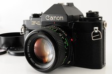  NEAR MINT Canon New F-1 SLR 35mm Film Camera New FD NFD 50mm F/1.4 Lens JAPAN