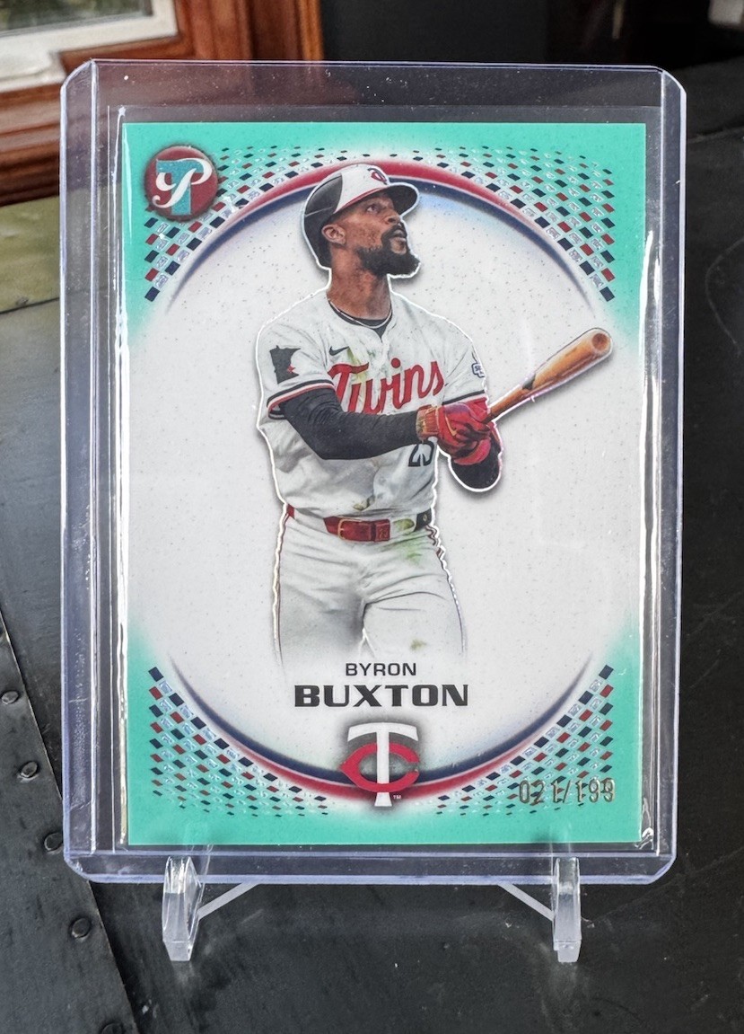 Topps Pristine 2026 Byron Buxton #136 Minnesota Twins Aqua /199