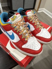 Nike Dunk Low Fruity Pebbles X Lebron James    Size 9 with box