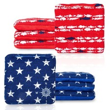 Play Platoon Tournament Series Cornhole Bags Set of 8 - Professional Style Dual