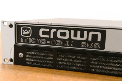 Crown Micro-Tech 600 2-Channel Power Amplifier CG01YXS | eBay
