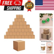 40 Pack 6x6x6 inches Shipping Boxes Small Cardboard Boxes for Packing, Moving...