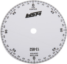 Wsm 13-852 Degree Wheel Universal Engine Timing Modification Tool