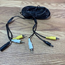 30'  2 RCA Male Video Audio & 2.1 x 5.5 Male Female Power Cable 1 cables Total