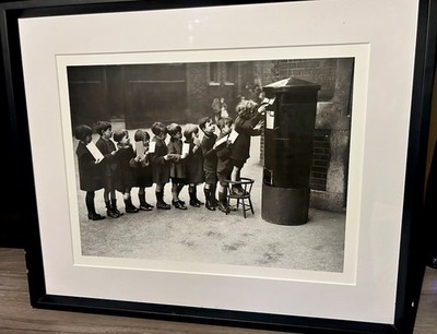 Trowbridge Gallery  1926 Black-And-White Photography Children Posting Letters
