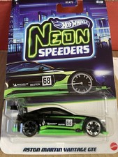 2026 Hot Wheels Neon Speeders 58 Aston Martin Vantage Gte- Blackgreen 2026 Hot Wheels Neon Speeders 58 Aston Martin Vantage Gte- Blackgreen