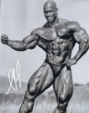 SHAWN RAY SIGNED 11X14 PHOTO IFBB HALL OF FAME RACC TRUSTED THE GIANT KILLER A