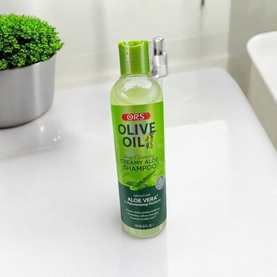 ORS Qty 2 Olive Oil Moisture Restore Creamy Aloe Shampoo 8.5 oz Set Of 2