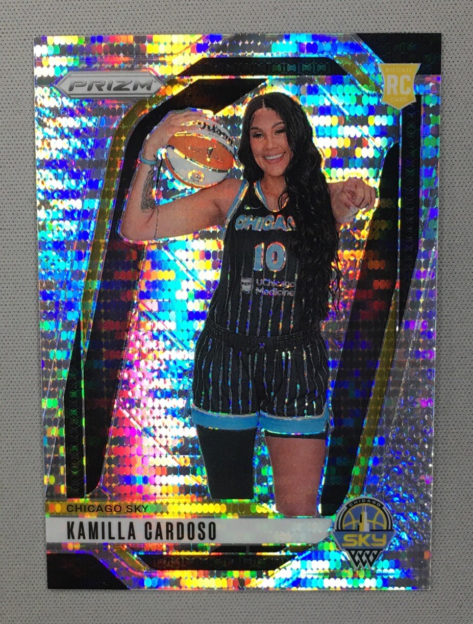 Kamilla Cardoso 2024 Panini Prizm WNBA Photo Variation Silver Pulsar /499 #149