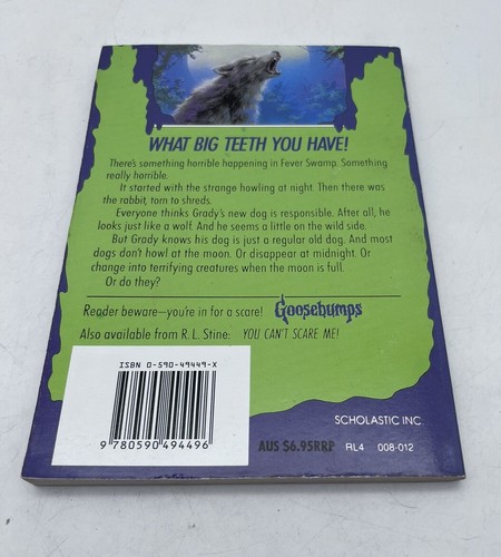 Goosebumps #14 The Werewolf of Fever Swamp by R. L. Stine (1993) Vintage - Picture 2 of 13