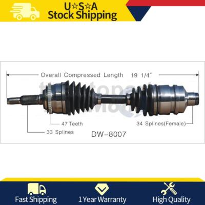 Front Driver Left CV Axle Joint Shaft For Daewoo Lanos 2002 2001 2000 1999