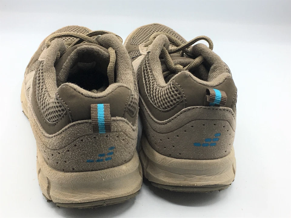 ZAPATILLAS DEPORTIVAS BCG Mujer Cuero Marrón Taupe Zapatos para Caminar 6 M Cordones Foto 2 de 4