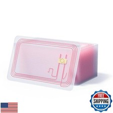 10pcs NFC Tags Clear NFC Cards NFC 215 Cards Rewritable Ntag 215 NFC Tags Tra