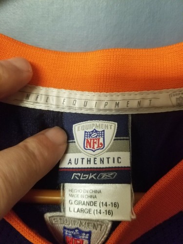 Reebok NFL Champ Bailey Denver Broncos Jersey Size Youth Large - Picture 4 of 9