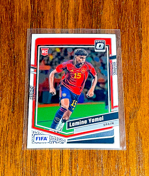 Lamine Yamal 2023 Panini Donruss Optic No. 54⚽️⚽️⚽️Rookie Card RC⚽⚽⚽ThePennyGame