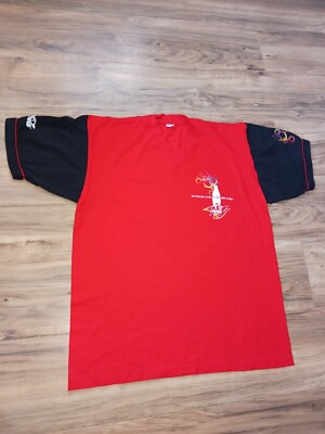 Coca Cola Beijing Olympics 2008 Red T Shirt Large L coke tee unique