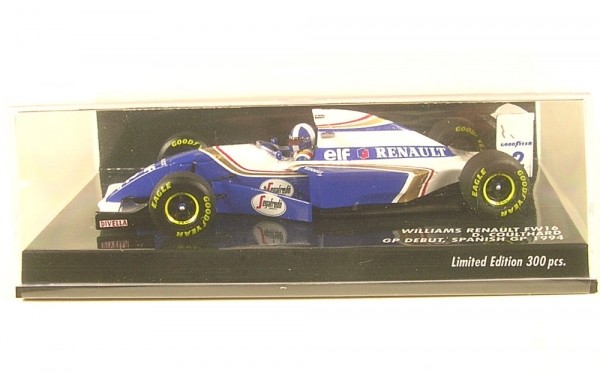 Williams Renault FW16 No.2 GP Debut, Spanish GP Formula 1 1994
