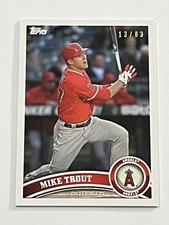 Mike Trout 2019 Topps Transcendent Through The Years VIP MT-2011 Angels
