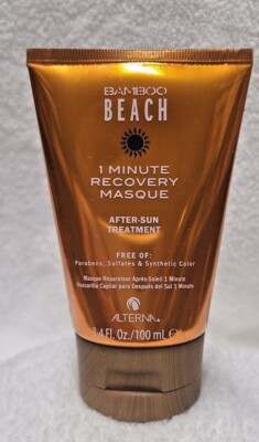 ALTERNA BAMBOO BEACH 1 minute RECOVERY MASQUE after sun treatment 3.4 oz