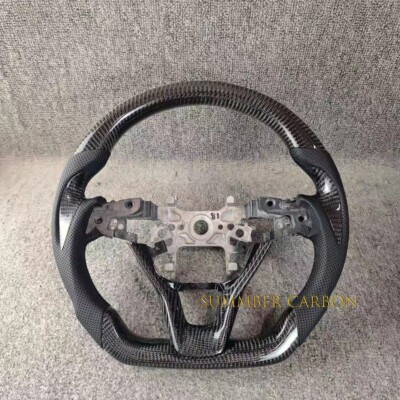 Red Carbon Fiber Steering Wheel Fits Honda Accord 10th 2018-2022