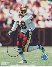 Jessie Armstead Autographed 8x10 Washington Redskins D688