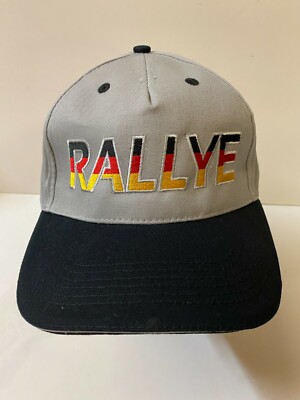 Rallye Racing Cap, Rally Kappe, Baseballcap, Mütze grau