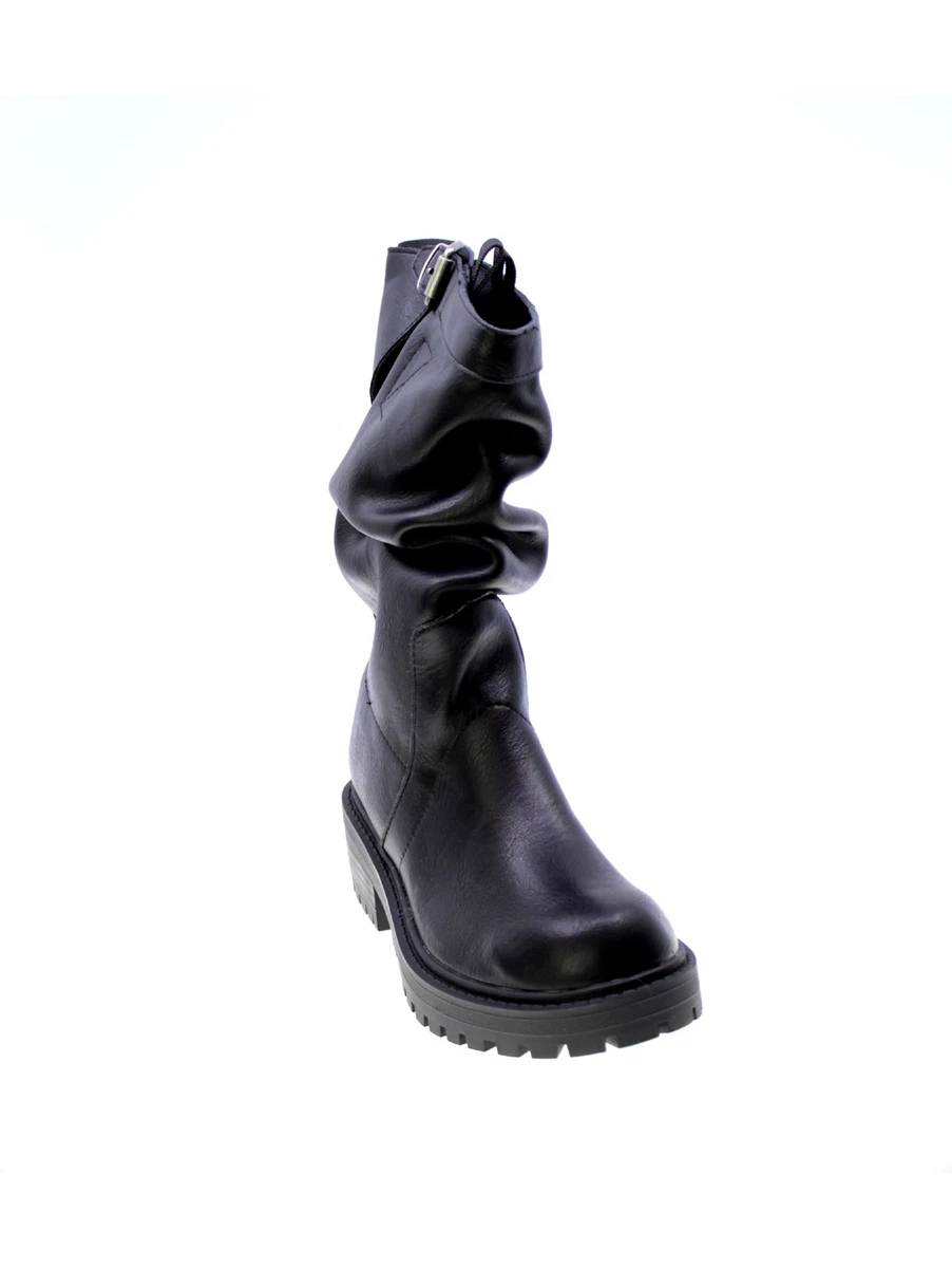 Francesco milano Stivale Pompiere Donna Nero B19 07a ne eBay